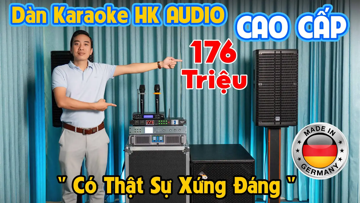 176 Triệu Mua Dàn Karaoke Cao Cấp HK Audio Linear 5 112F Có Thật Sự